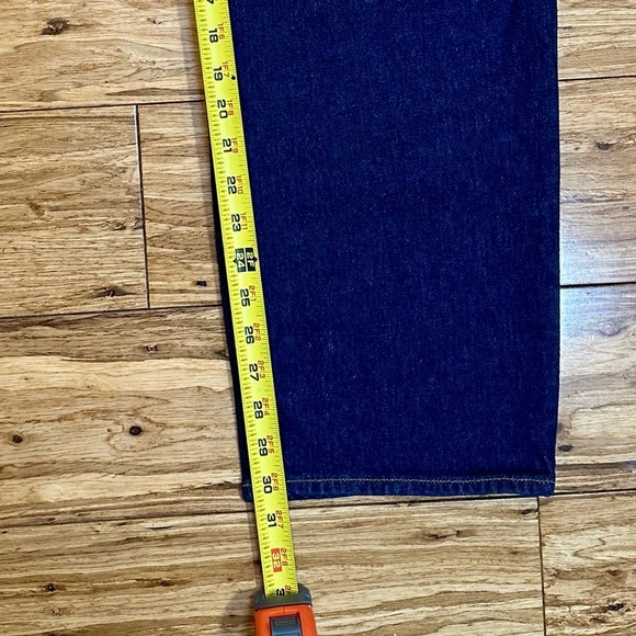 NWT Abercrombie & Fitch The 90s Straight Ultra High Rise Blue Jeans Sz 33/16R‎ - Picture 10 of 10